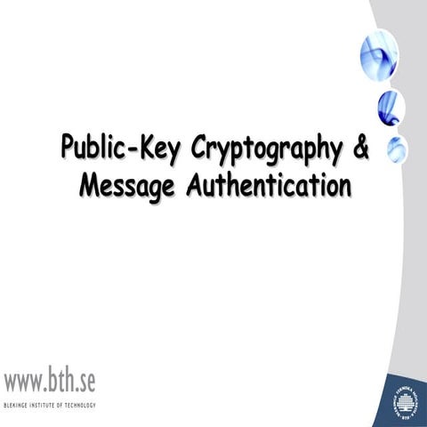 Lecture 3b public key_encryption | PPT