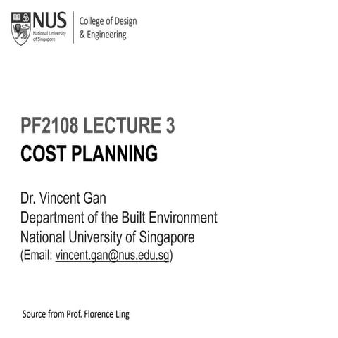 PF2108 Project Cost Management Lecture 3 Cost Planning.pdf