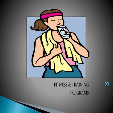 Lecture 3 fitness and training programs, time