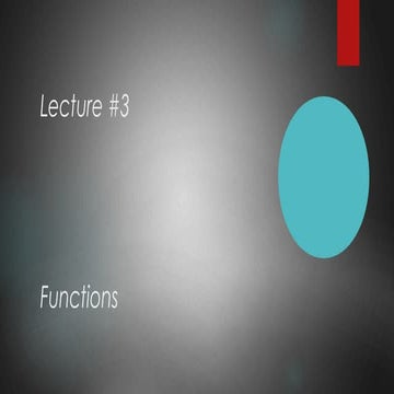 functions | PPT