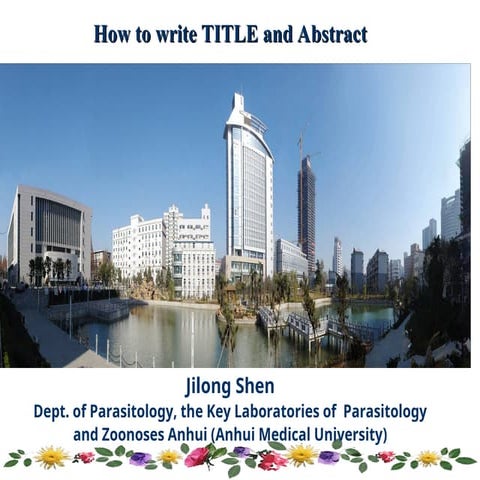 Crafting a title for a research paper | PPTX