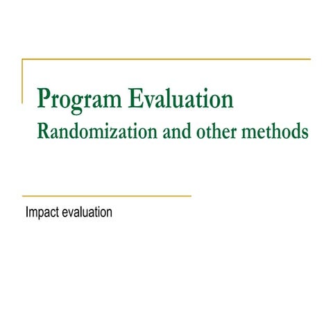 Project Impact Evaluation _Project planning and management .pptx