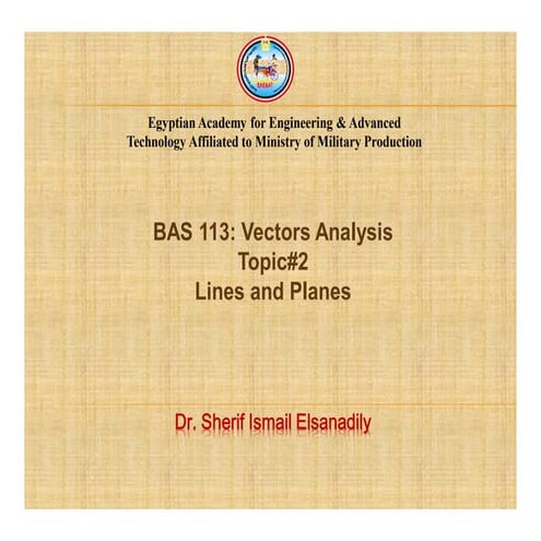 Lecture_3 Lines and Planes (1).pdf explanation