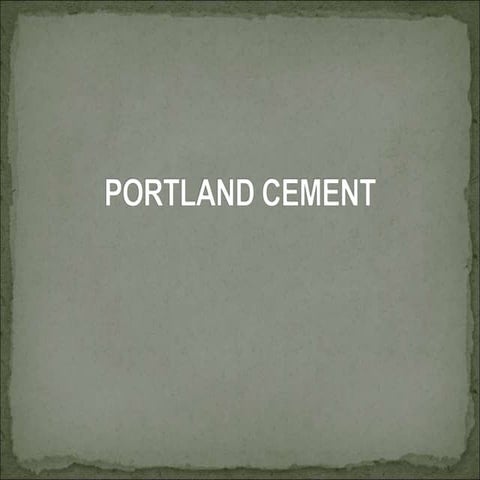 lecture 3 Manufacture of Portland cement.ppt