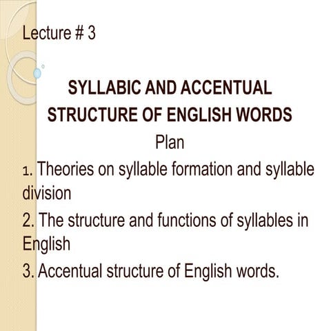 Lecture 3 phonetics