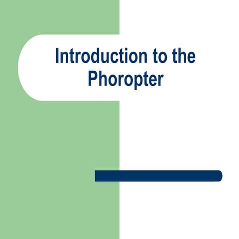 lecture(3) phoropter.ppt