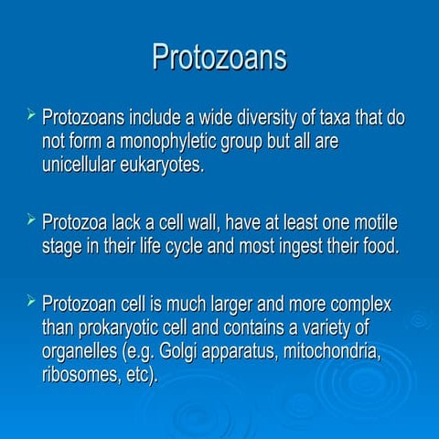 Lecture3 medical important the Protozoa.ppt