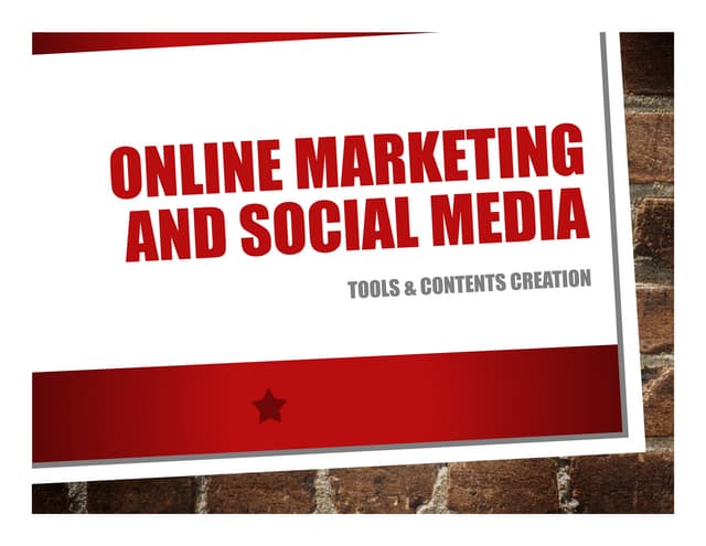 Lecture3 Tools and Content Creation