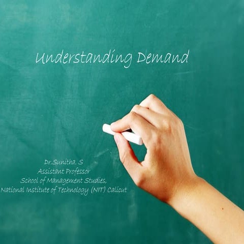 Lecture 3 understanding demand