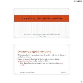 GIS - Lecture 4