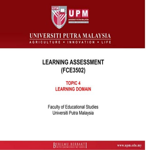 Lecture 4 Penaksiran Akademik