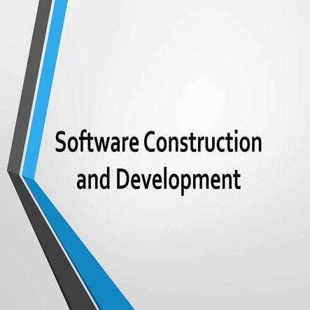 software construction and development pptx