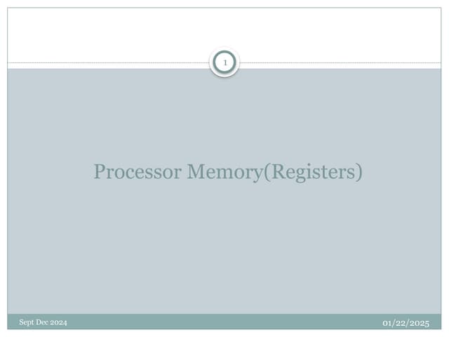 Microprocessor design course and Lecture 4