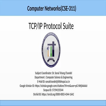 Computer Network Lecture 4 covers Network Layer | PPTX