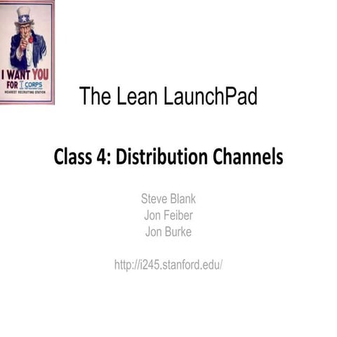 Lecture 4   distribution channels