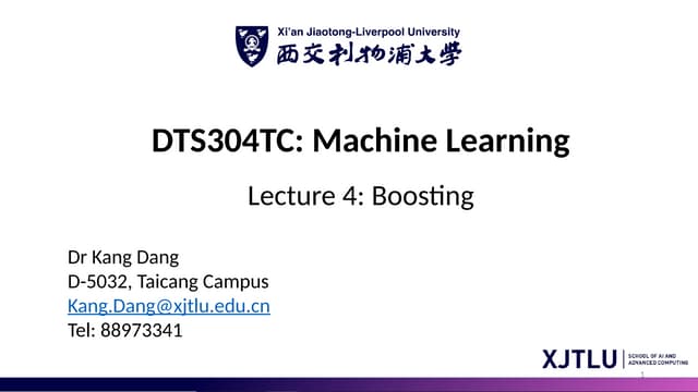 Adaboost Classifier for Machine Learning Course