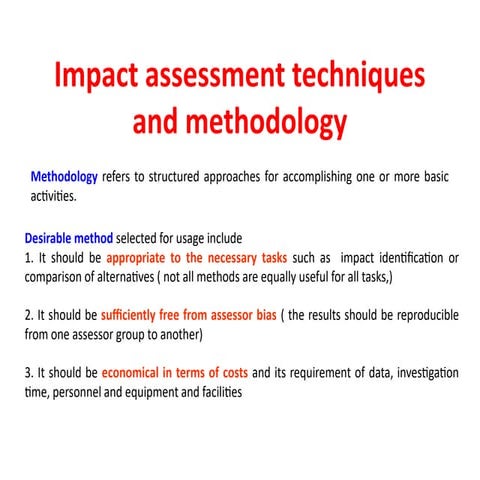 LECTURE 4 Impact assessment techniques and methodology (2).pptx