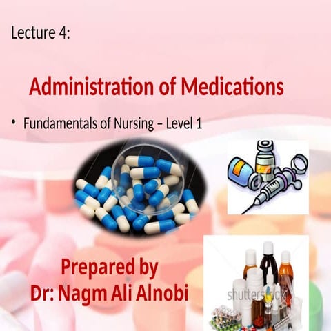 Comprehensive Guide to Safe Medication Administration in Nursing | PPT