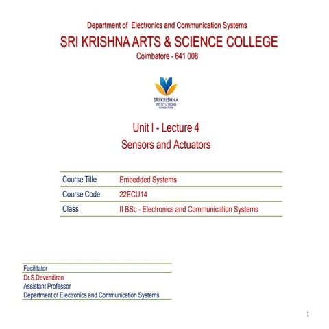 Lecture 4 PPT Sensors and Actuators Shibu K V.pptx
