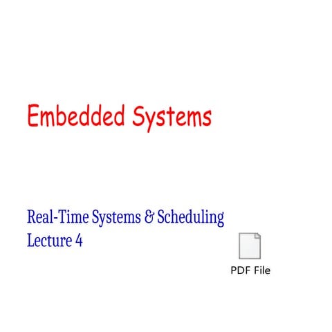 Task Scheduling in Embedded Systems – Techniques, Algorithms & Best ...
