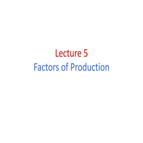 Lecture 5
