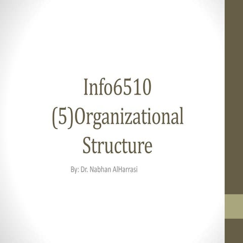 Organizational Structure