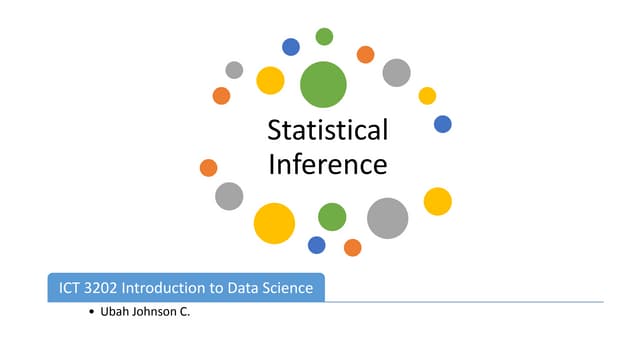 Statistical inference with Python | PPTX | Physics | Science
