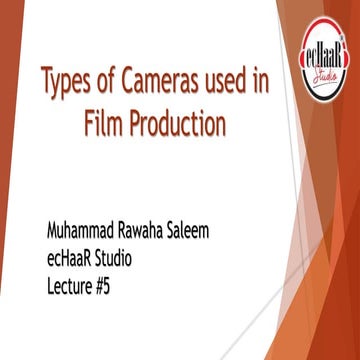 Types of Cameras used in Film Production | Film Academy