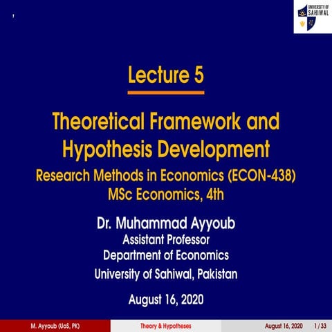 Theoretical Framework and Hypothesis Development