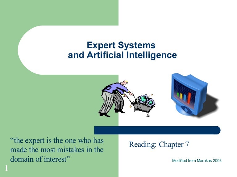 Lecture5 Expert Systems And Artificial Intelligence