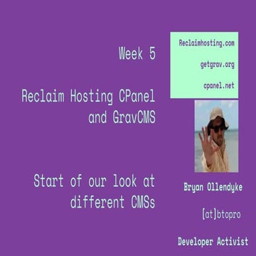 EdTechJoker Spring 2020 - Lecture 5 grav cms