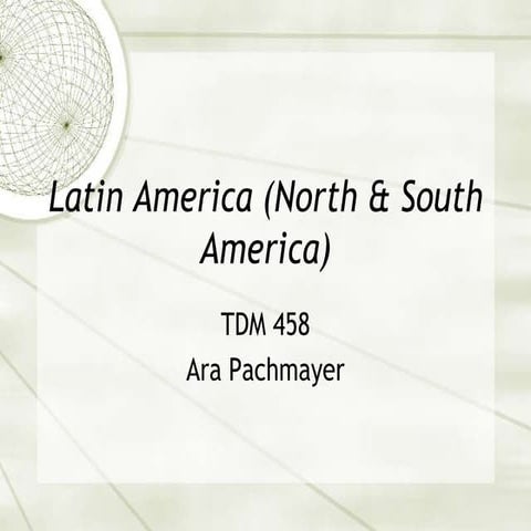 Lecture 5   tourism in latin america