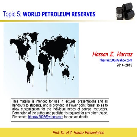 WORLD PETROLEUM RESERVES