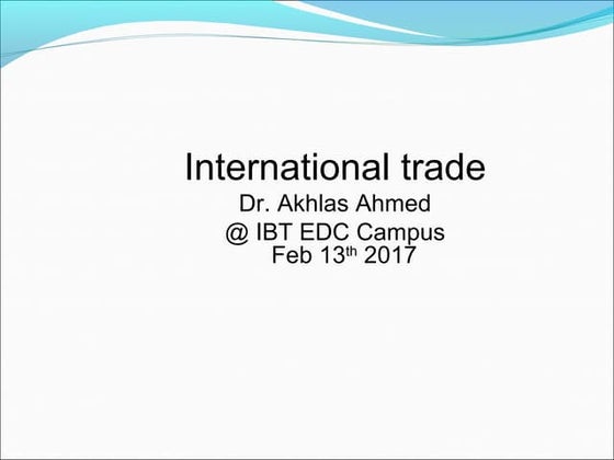 Chapter 11 International Trade.pptx