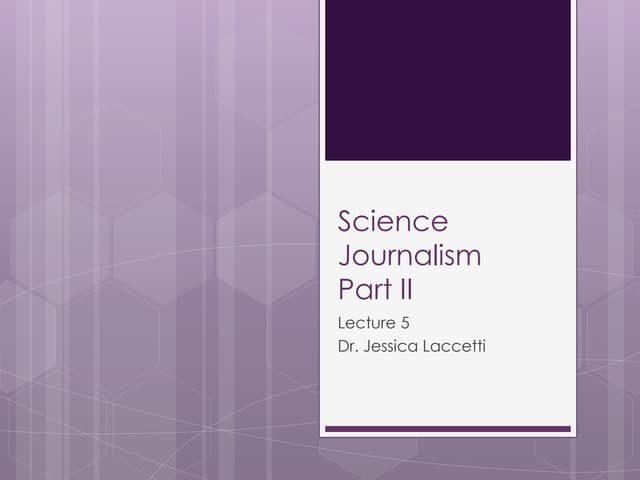 Lecture 5 2012