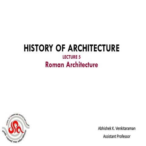 Roman Architecture