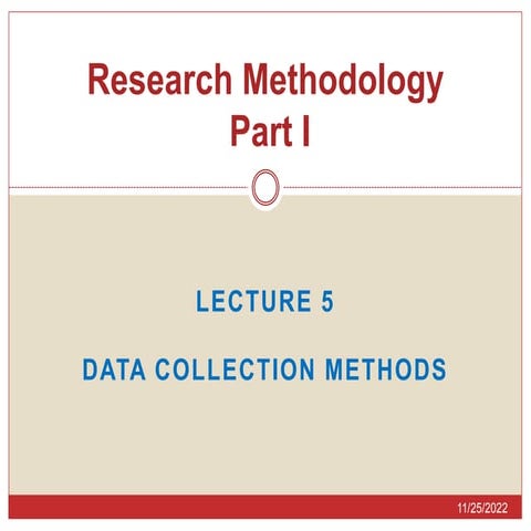 Data Collection Methods