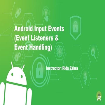 EventListenerInAndroidDevelopmentII.pptx