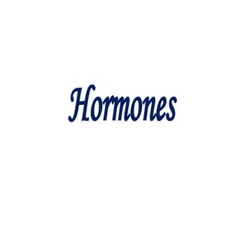 المحاضره الاولي lecture 5 hormones new.pptx
