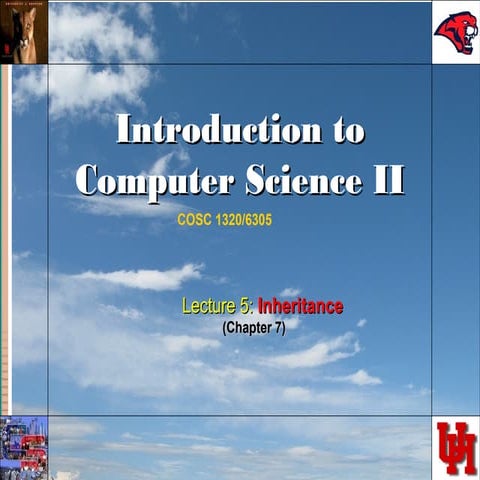 Lecture 5 inheritance | PPT