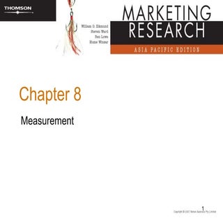 Measurement in Marketing Research