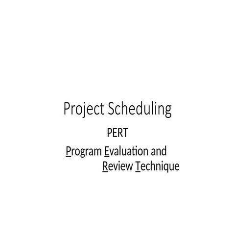 Lecture 5   Project Scheduling-PERT.pptx