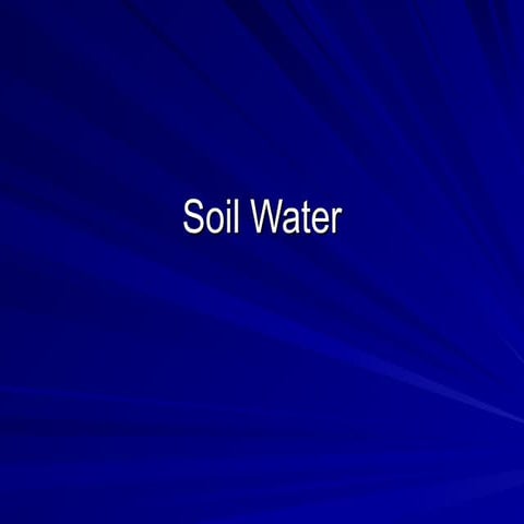 water and agriculture | PPTX