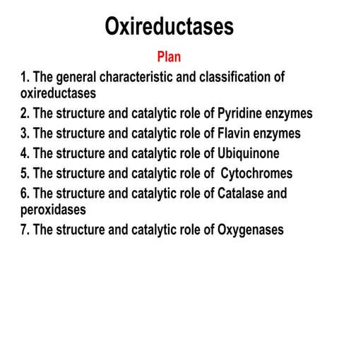 Lecture 6. Oxidoreductases, isomerases, lygases.ppt