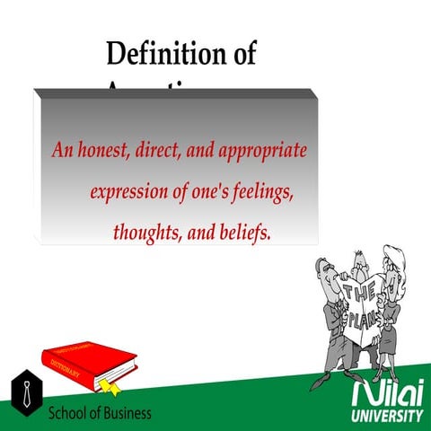 Lecture 6   assertiveness (1) 2