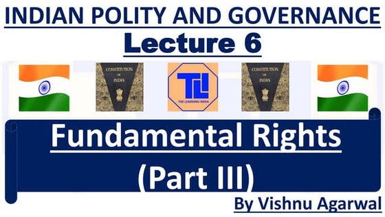 6 Fundamental Rights Drawing Fundamental Rights, Directive Principles