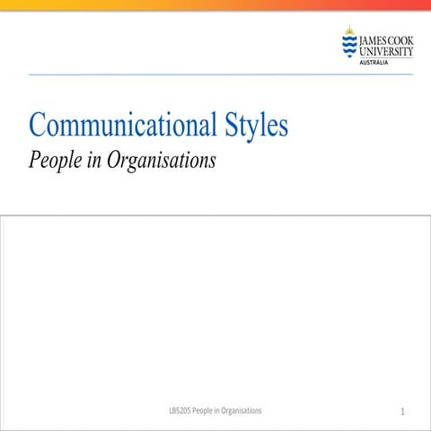 Lecture 6   personal communication style(1)