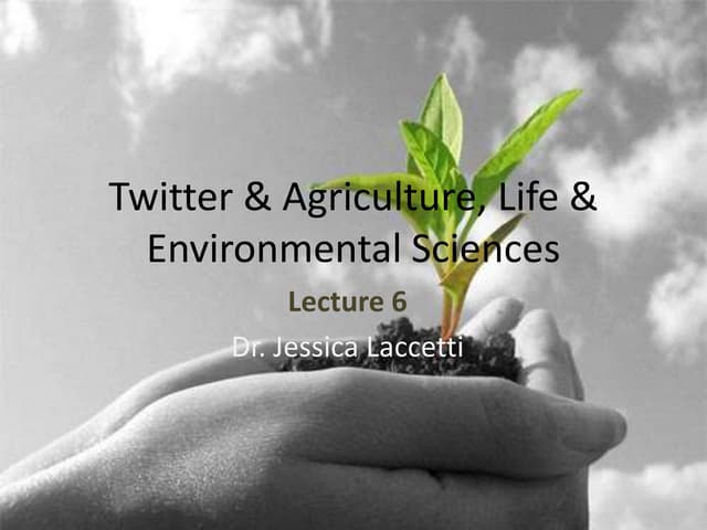 Lecture 6 2012   twitter & science
