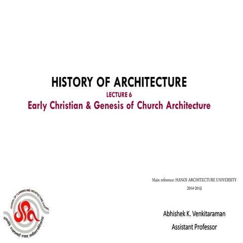 Early Christian Architecture