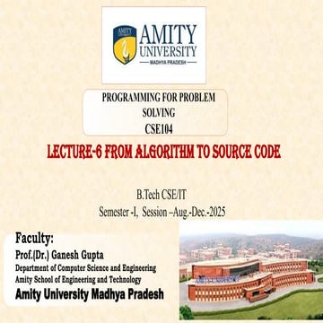 lecture 6 Algorithm to Source Code.pptxk